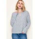 BUTTON DOWN SWEATER CARDIGAN