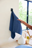 Midnight Blue Waffle Hand Towel