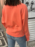 Coral Quarter Zip Sweatshirt