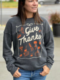 GIVE THANKS MINERAL SWEATSHIRTS