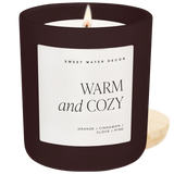 *NEW* Warm and Cozy 15 oz Soy Candle, Matte Jar - Decor