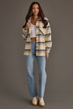 Cream, Black & Gray Plaid Jacket