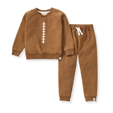Acid Wash Football Infant Sweatshirt Set