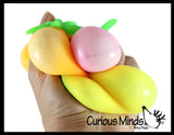 1 BOX Nee Doh Fruit Basket Soft Fluff- Filled Squeeze Stress