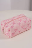 STRAWBERRY WESTERN BOW MAKEUP COSMETIC POUCH BAG | 40P544