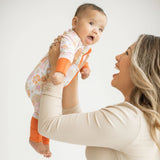 Baby Onesie Pajamas - Retro Floral