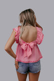Back Bow Boot Blouse