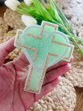 Cross with Heart Car Freshie 