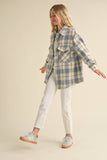TWEEN KIDS GIRLS PLAID SHACKET (7-14)