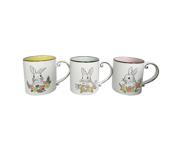 BLOSSOM VALLEY 21OZ MUG, 3 ASST