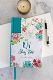 Kjv Study Bible Wildflower Bouquet