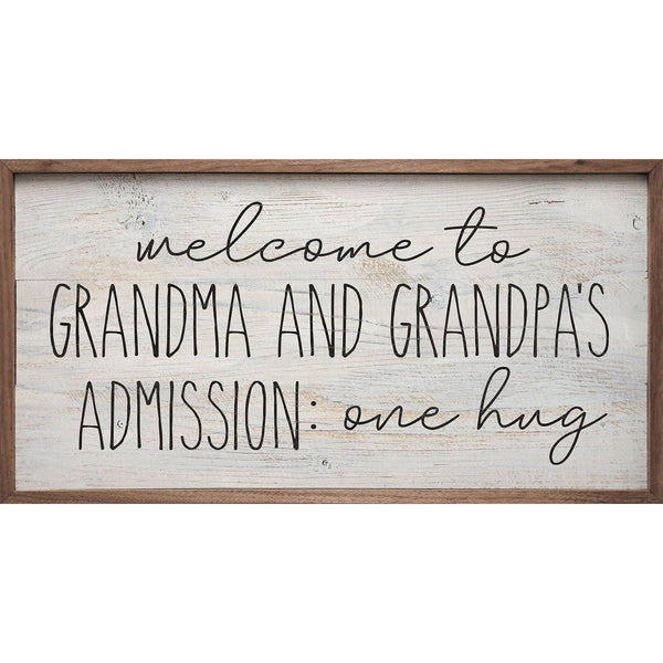 Welcome To Grandma And Grandpa's Whitewash