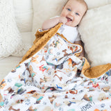 Baby & Toddler Minky Blanket - Snuggle Buddies