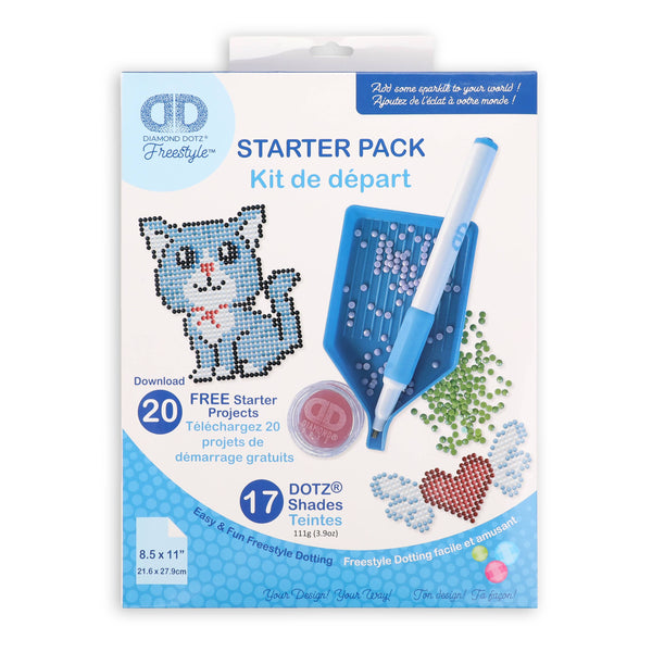 Diamond Dotz Freestyle Starter Kit - Tools + Accessories Set