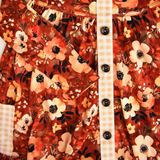 Auburn PEPLUM SET Fall Floral Outfit