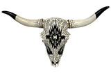 CARVED SKULL WALL DECOR