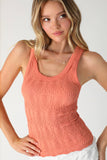 Reversible Lace Textured Tank Top