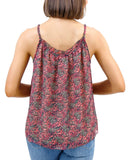 Ruffled Swing Cami in Watercolor