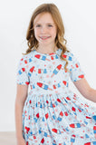 Proudly Patriotic Pocket Twirl Dress