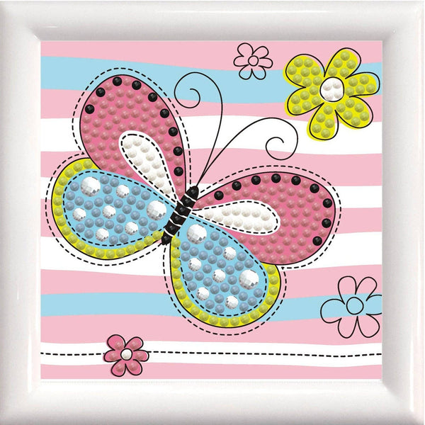 Diamond Dotz Springtime Butterfly Framed Kit - 4.0" x 4.0"