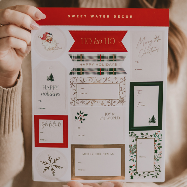 *NEW* Holiday Classic Gift Tags Set - Stickers Set