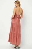 Mellow Rose Tiered Maxi Dress