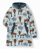 Wearable Blanket – Don't Moose With Me Kid Blanket Hoodie