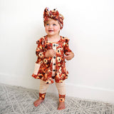 Auburn PEPLUM SET Fall Floral Outfit