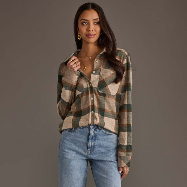 Fall Loving Plaid Button Up