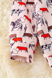 Boys cow pullover