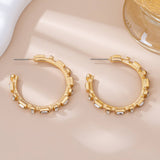 CLASSIC BAGUETTE HOOP EARRING
