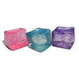 Assorted Glitter Squishy Cube 12ct PDQ