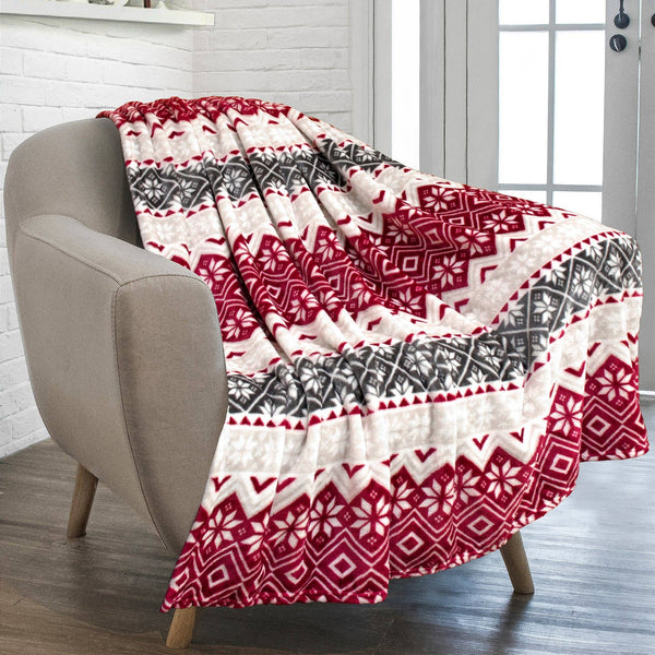 Christmas Fleece Throw Blanket