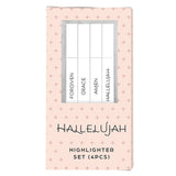 Highlighter Set - Hallelujah - 4 pcs