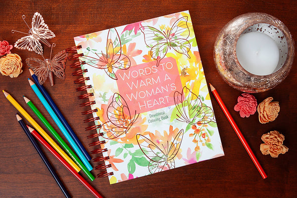 Words to Warm a Woman's Heart (Devotional Coloring Book)