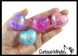 Small 1.5" Heart Sugar Ball - Thick Glue/Gel Syrup Molasses