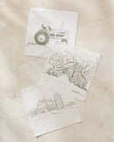 Old Farm Dishcloth Set