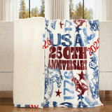Wrangler® 250th Anniversary Plush Sherpa Throw