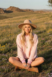 MULTI COLOR STRIPED SWEATSHIRT