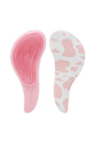 Celavi HRF021 Pink Cow Detangling Wet n Dry Hair Brush - 12