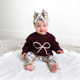Maren BOW LEGGINGS Bamboo Kids Toddler Leggings