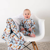 Griffin Zip Bamboo Baby Doodle Sleepies Little Outfit