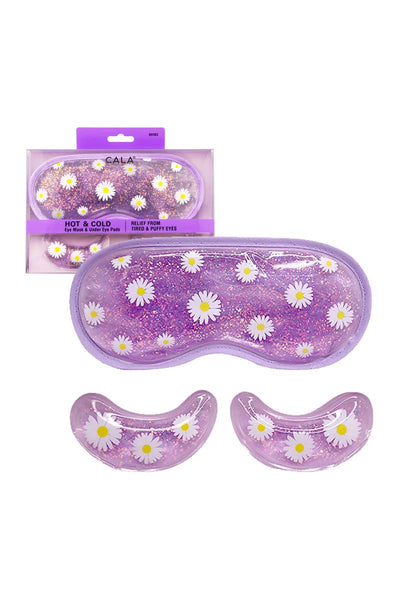 CALA 69183 Daisy Hot/Cold Eye & Under Eye Mask Set
