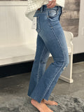 Hidden Vintage Happi Crop Flare