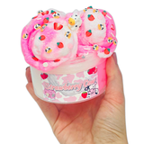 Strawberry Cow Ice Cream Cloud Slime