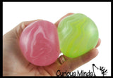 1 Marble Sugar Ball - Thick Glue/Gel Stretch Ball - Squishy