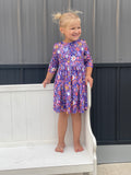 No Bad Days 3/4 Sleeve Pocket Twirl Dress