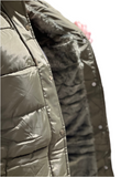 Autumn Puffer Long Vest - Green