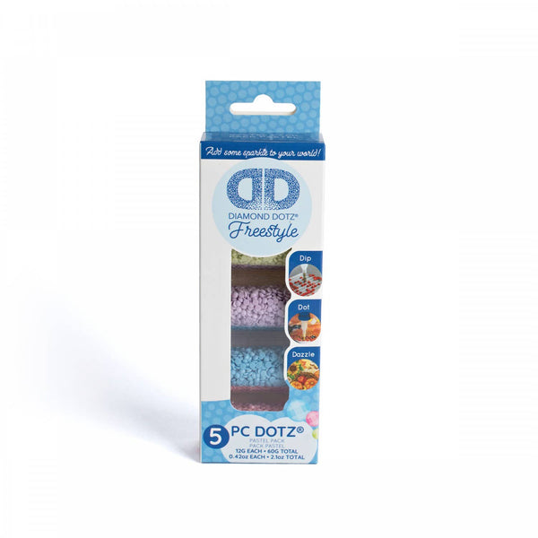 Dotz Sampler Pastel (Pink/Blue/Purple/Chartreuse/Yellow)