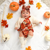 Auburn TUTU Bamboo Fall Floral Baby Dress